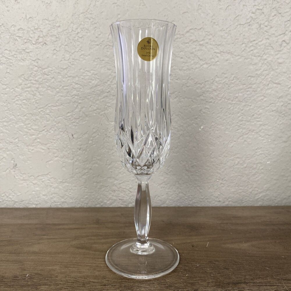 Royal Doulton ROMA CRYSTAL FLUTE CHAMPAGNE GLASS